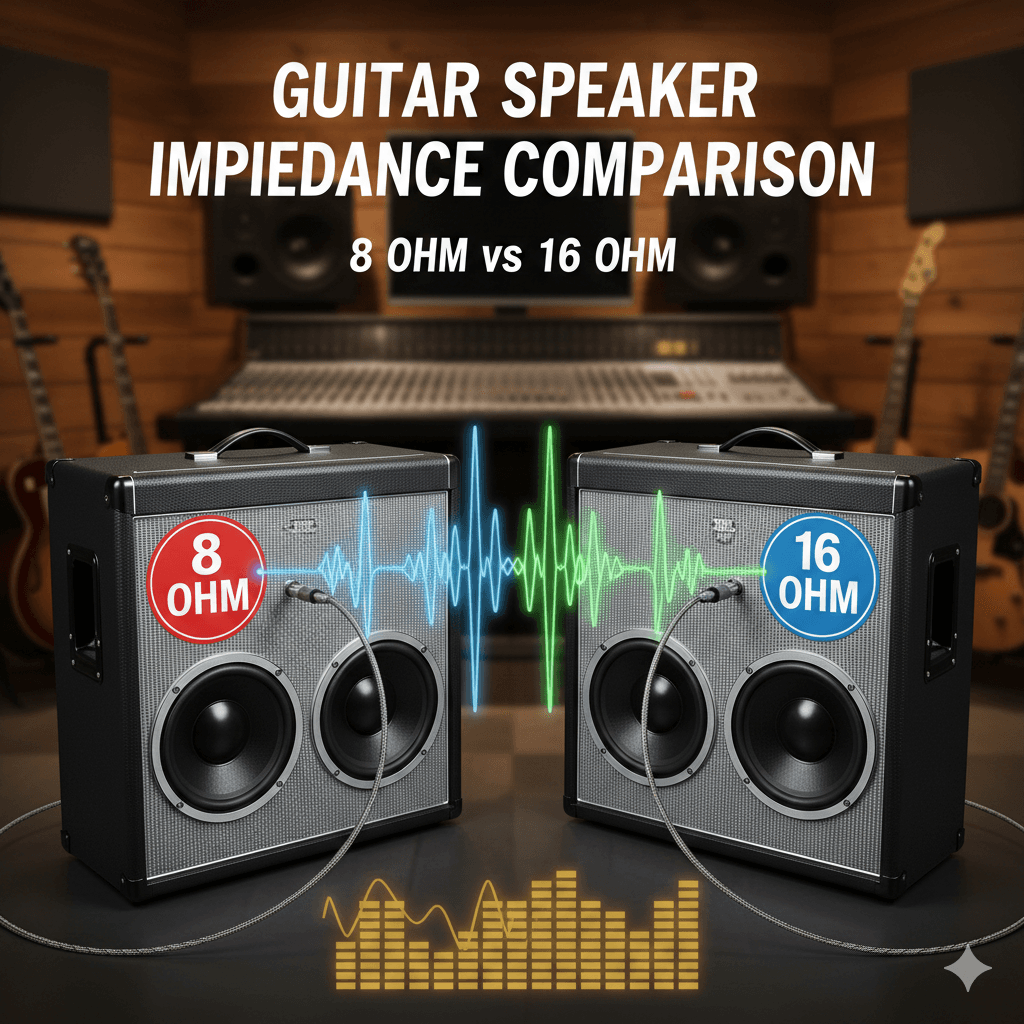 Guitar Speaker 8 vs 16 Ohm difference