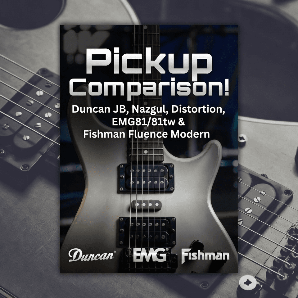 Pickup Comparison! (Duncan JB, Nazgul, Distortion, EMG81/81tw & Fishman Fluence Modern)